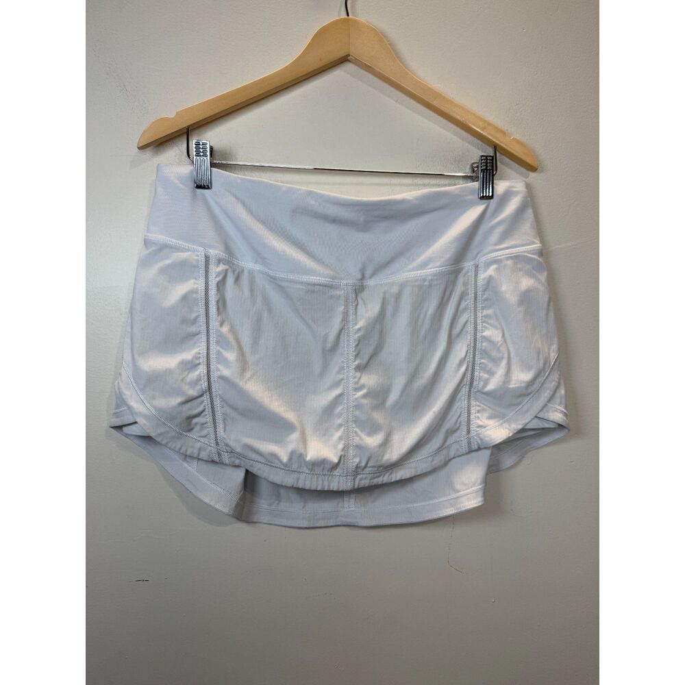 Lululemon Women's Size 10 White Skorts Pull On Athletic